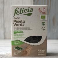 Паста из зеленого горошка Фузилли без глютена, Felicia, 250 г