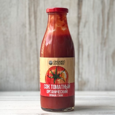 Сок томатный прямого отжима, Organic Around, 500 мл